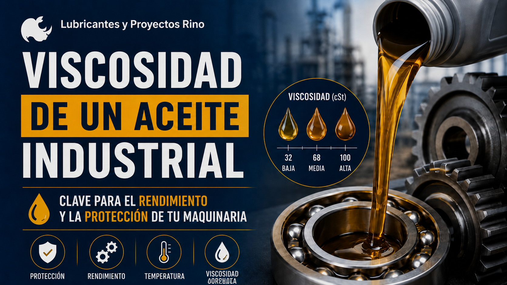 Viscosidad de un Aceite Industrial: Qué Significa y Por Qué es Importante
